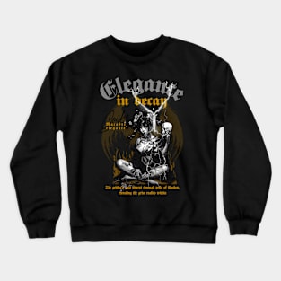 Geisha and skull 6611 Crewneck Sweatshirt